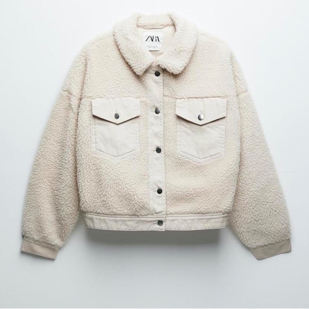 Zara Denim/Sherpa Jacket